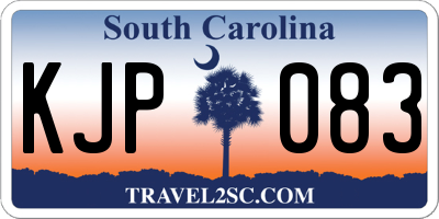 SC license plate KJP083