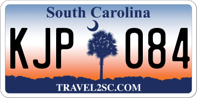SC license plate KJP084