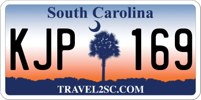 SC license plate KJP169