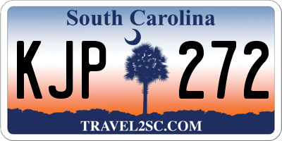 SC license plate KJP272