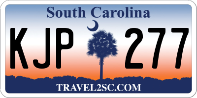 SC license plate KJP277