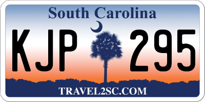 SC license plate KJP295