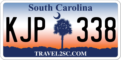 SC license plate KJP338