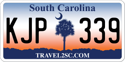 SC license plate KJP339