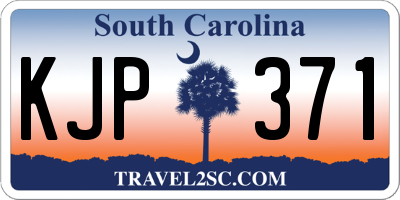 SC license plate KJP371