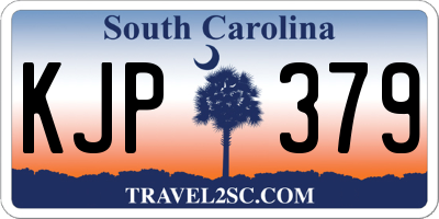 SC license plate KJP379