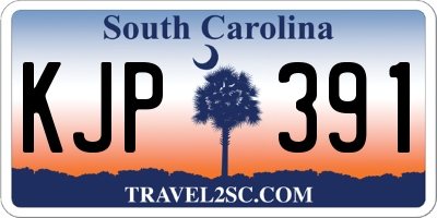 SC license plate KJP391