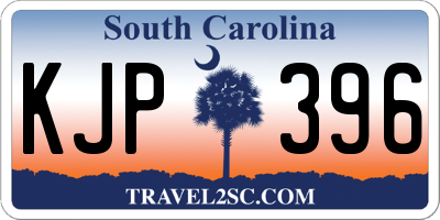 SC license plate KJP396