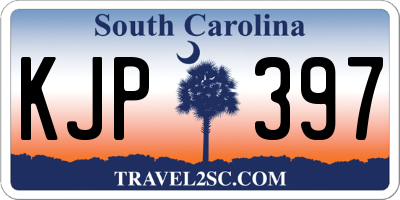 SC license plate KJP397