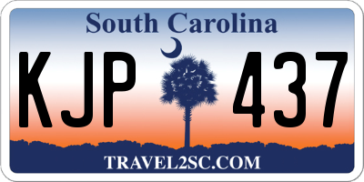 SC license plate KJP437