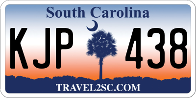 SC license plate KJP438