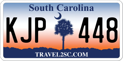 SC license plate KJP448