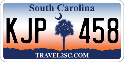 SC license plate KJP458