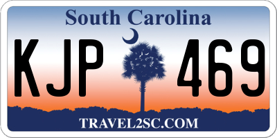 SC license plate KJP469