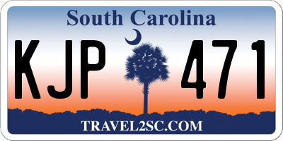 SC license plate KJP471