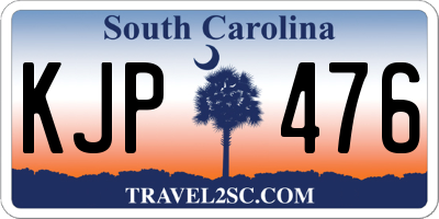 SC license plate KJP476