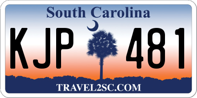SC license plate KJP481