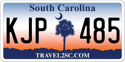 SC license plate KJP485