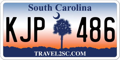 SC license plate KJP486