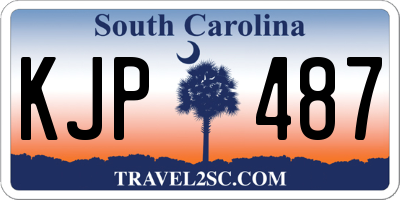 SC license plate KJP487