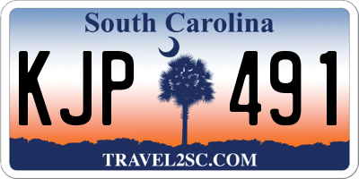 SC license plate KJP491