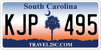 SC license plate KJP495