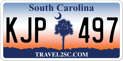 SC license plate KJP497