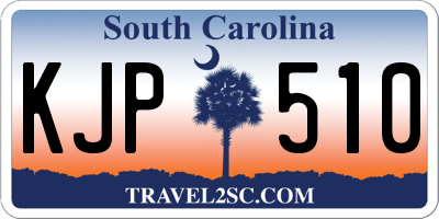 SC license plate KJP510