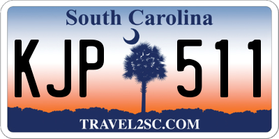SC license plate KJP511