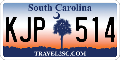 SC license plate KJP514