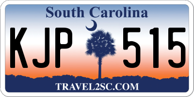 SC license plate KJP515