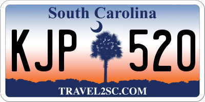 SC license plate KJP520