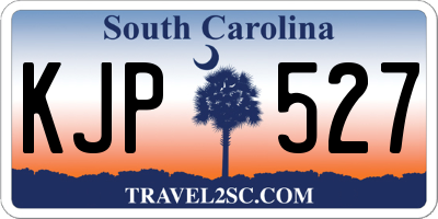 SC license plate KJP527