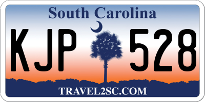 SC license plate KJP528