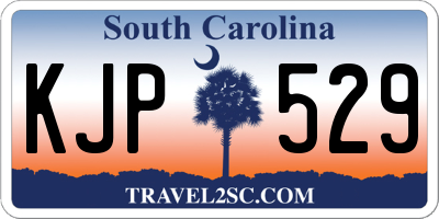 SC license plate KJP529