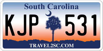 SC license plate KJP531