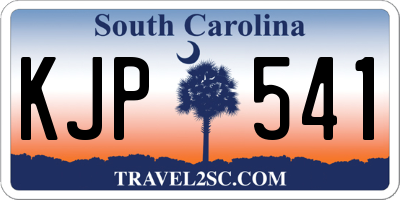 SC license plate KJP541