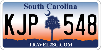 SC license plate KJP548
