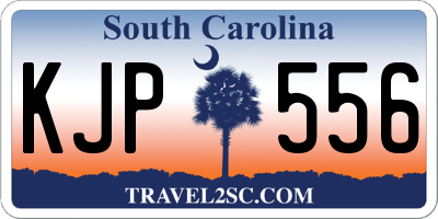 SC license plate KJP556