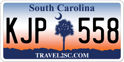 SC license plate KJP558