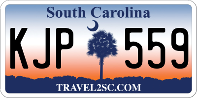 SC license plate KJP559