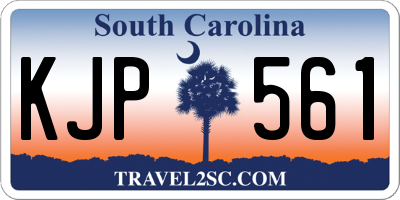 SC license plate KJP561