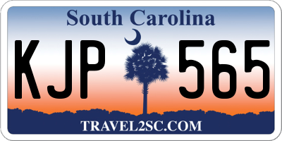 SC license plate KJP565