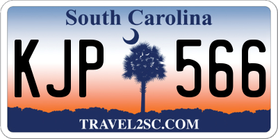 SC license plate KJP566