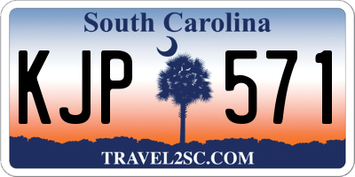 SC license plate KJP571