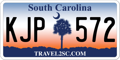 SC license plate KJP572