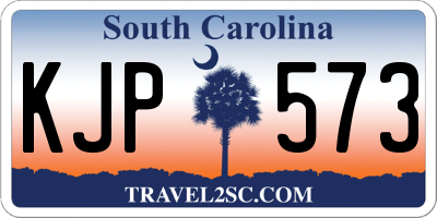 SC license plate KJP573