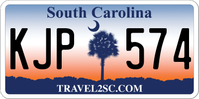 SC license plate KJP574