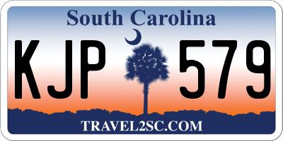 SC license plate KJP579
