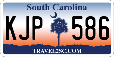 SC license plate KJP586